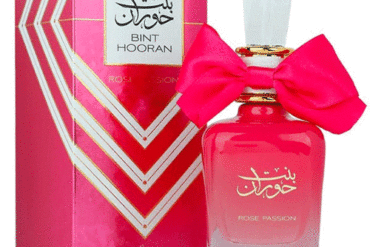 عطر ادکلن بنت حوران رز پشن صورتی ارض الزعفران BINT HOORAN ROSE PASSSION