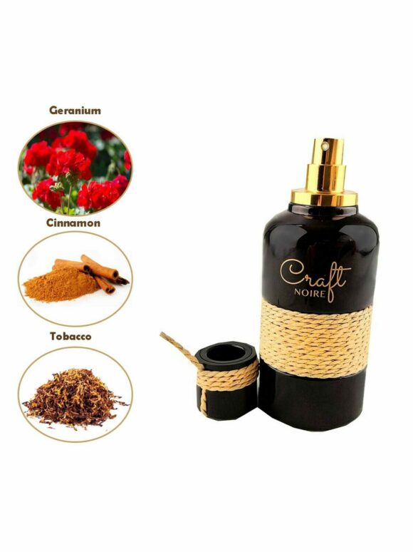 عطر ادکلن لطافه کرافت نویر (مشابه اومبر لدر) | Lattafa Vurv Craft Noire - تصویر 3