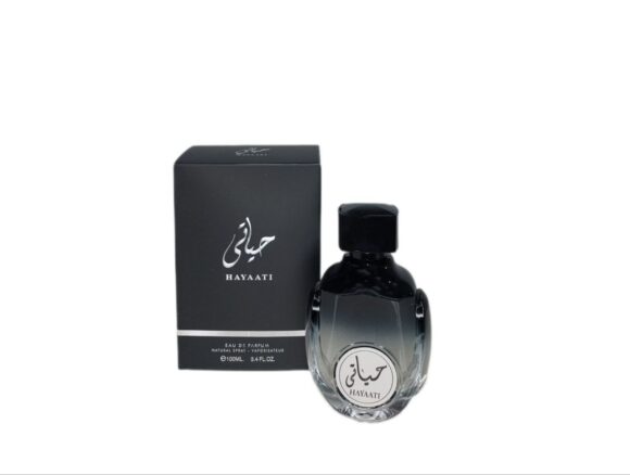 عطر ادکلن حیاتی مشکی شیشه ساده Hayaati