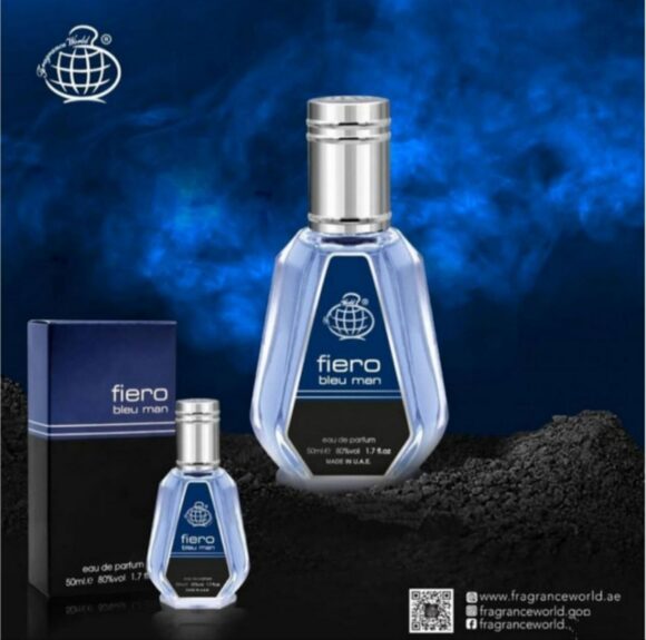 عطر ادکلن 50 میل فراگرنس ورد مدل فیرو بلو من fiero bleu man - تصویر 2