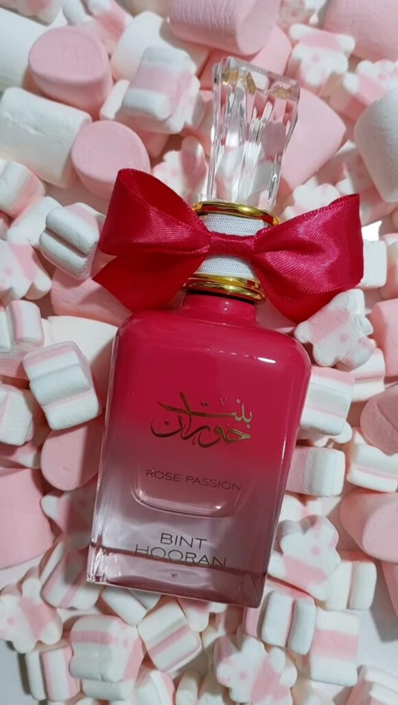 عطر ادکلن بنت حوران رز پشن صورتی ارض الزعفران BINT HOORAN ROSE PASSSION - تصویر 3