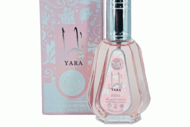 عطر ادکلن 50 میل ارض الزعفران مدل یارا صورتی Yara