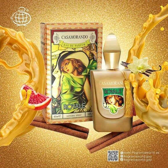 عطر ادکلن فراگرنس ورد مدل کازاموراندو رویال رایحه کازاموراتی لیرا CASAMORANDO ROYALE - تصویر 3